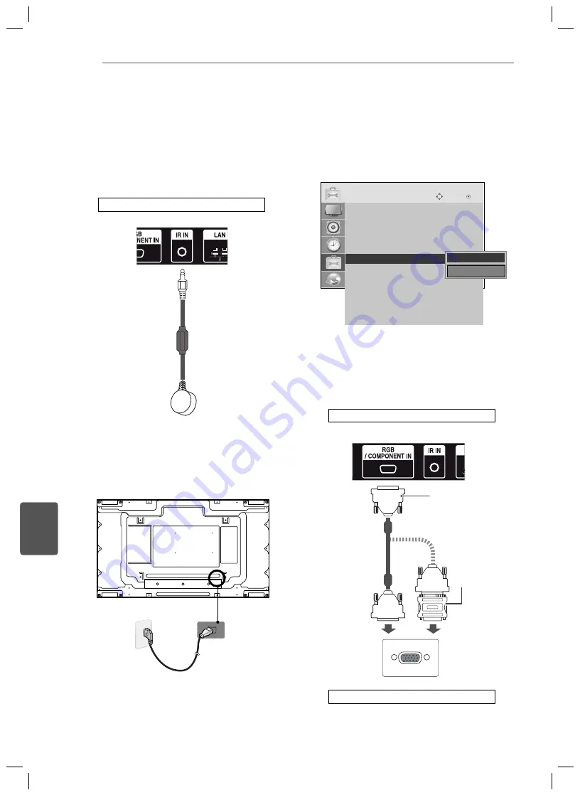 LG 55LV75A Easy Setup Manual Download Page 136