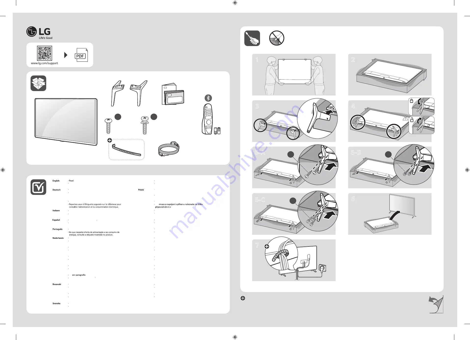 LG 55UM7510PLA Manual Download Page 1