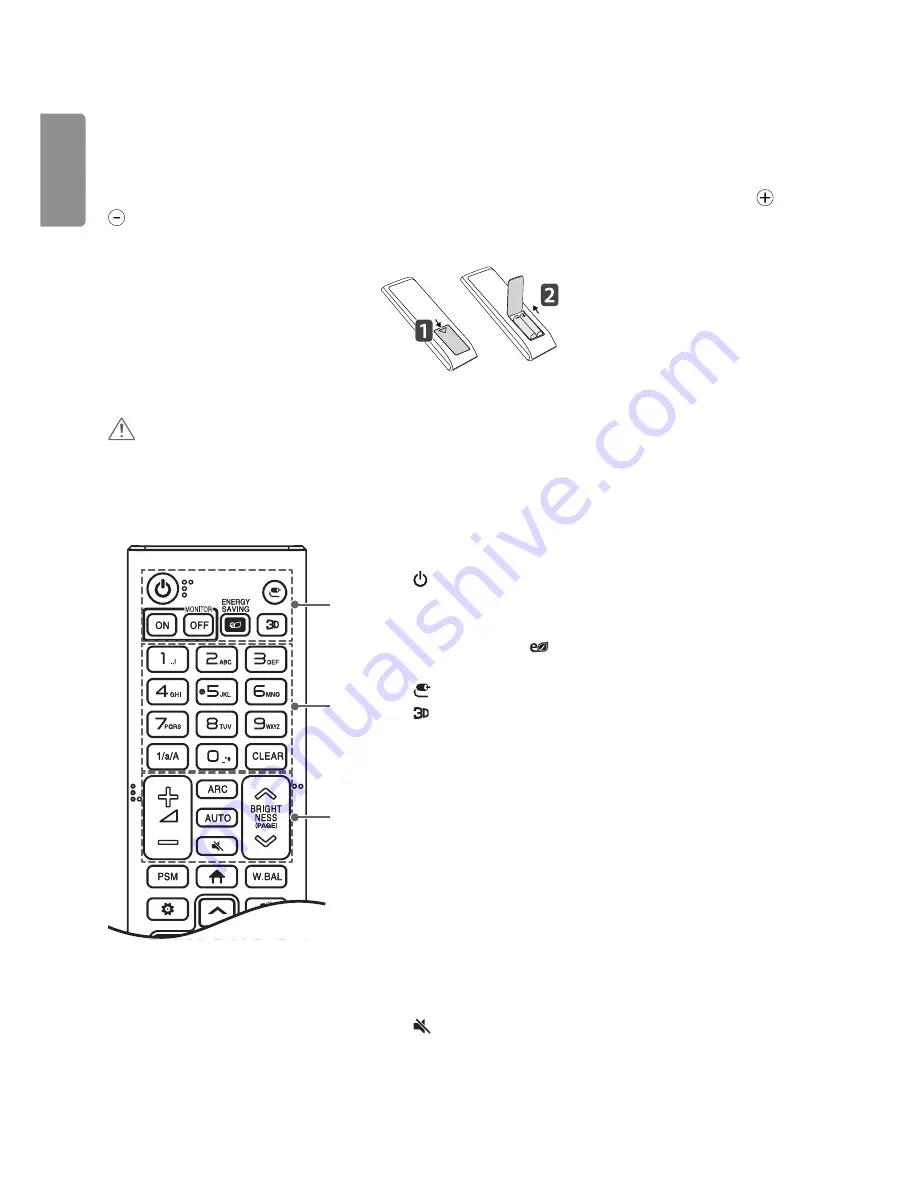 LG 55XE3C Owner'S Manual Download Page 14