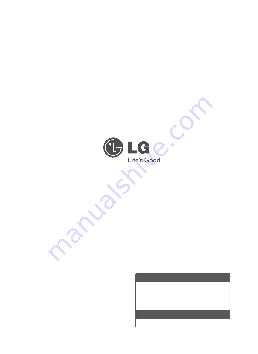 LG 60PN5700 Owner'S Manual Download Page 40