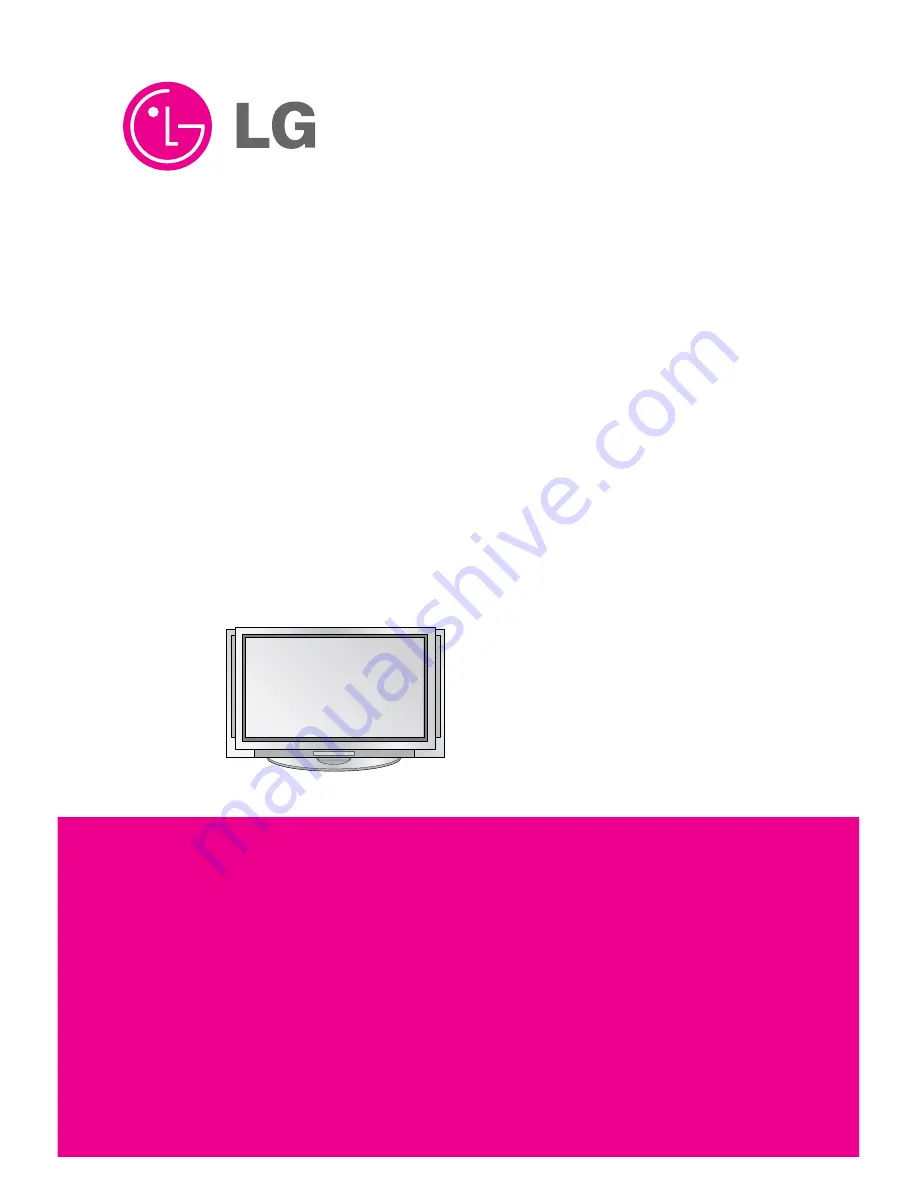 LG 60PY2D Service Manual Download Page 1