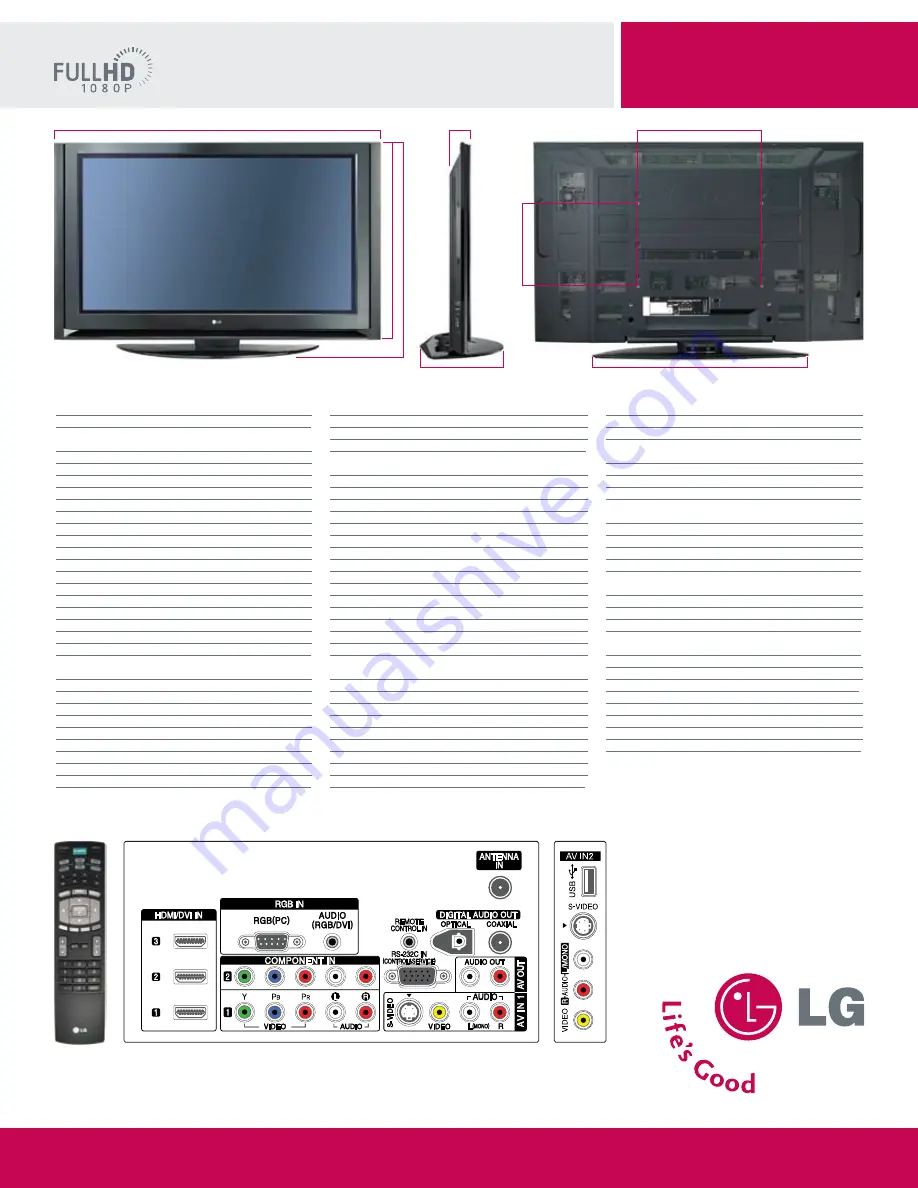 LG 60PY3D -  - 60