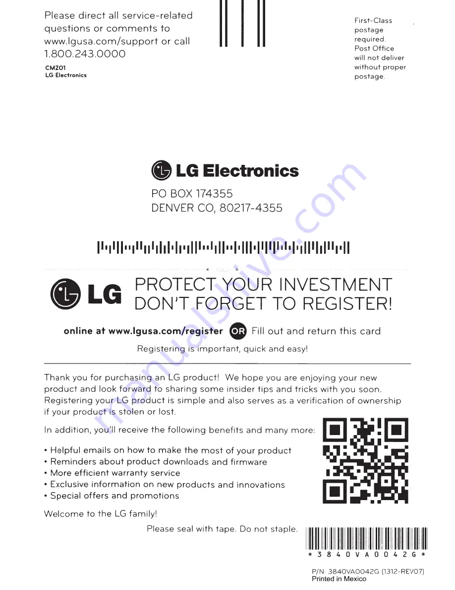 LG 65EC9700 Скачать руководство пользователя страница 65