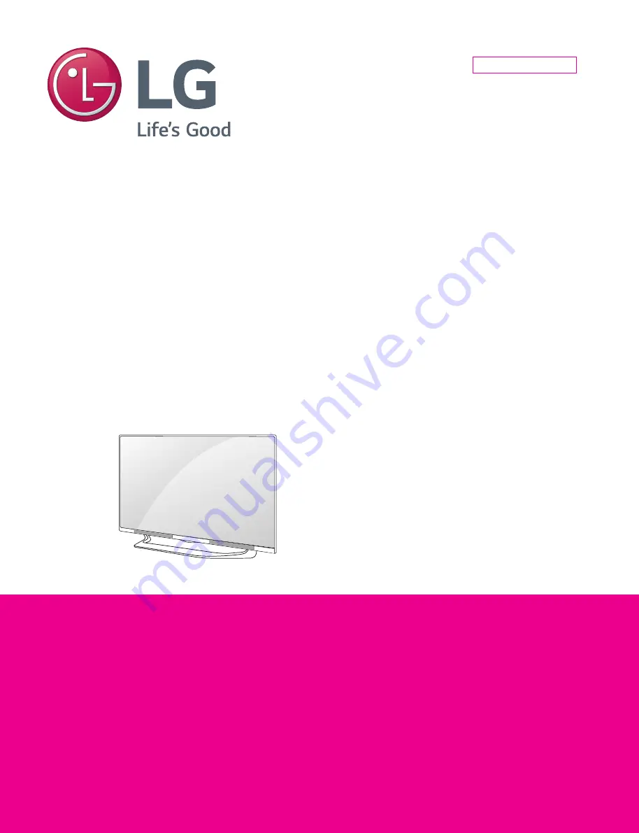 LG 65UX340C Series Service Manual Download Page 1