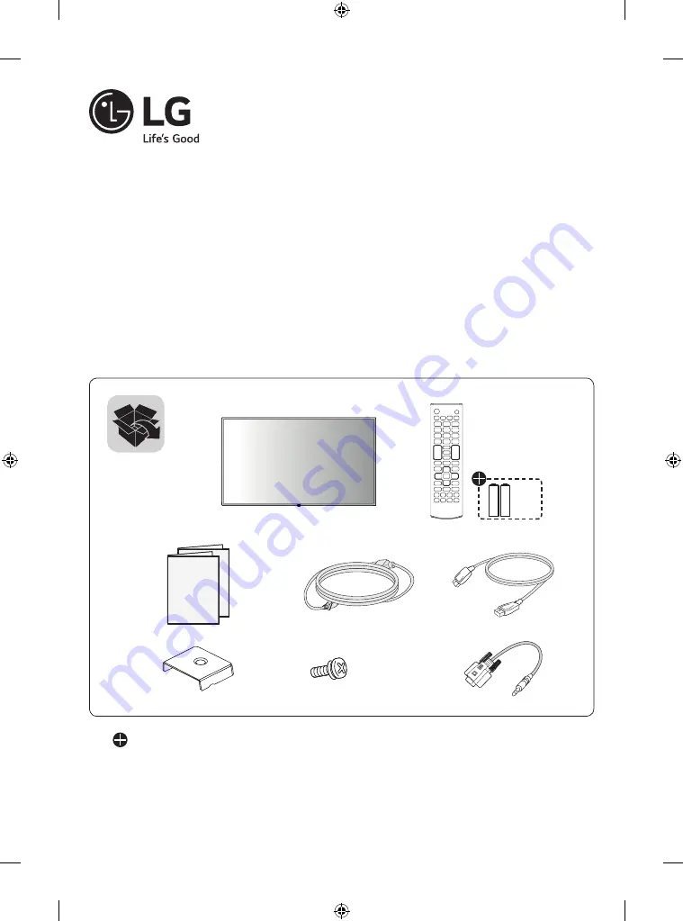 LG 75UH5C Easy Setup Manual Download Page 3