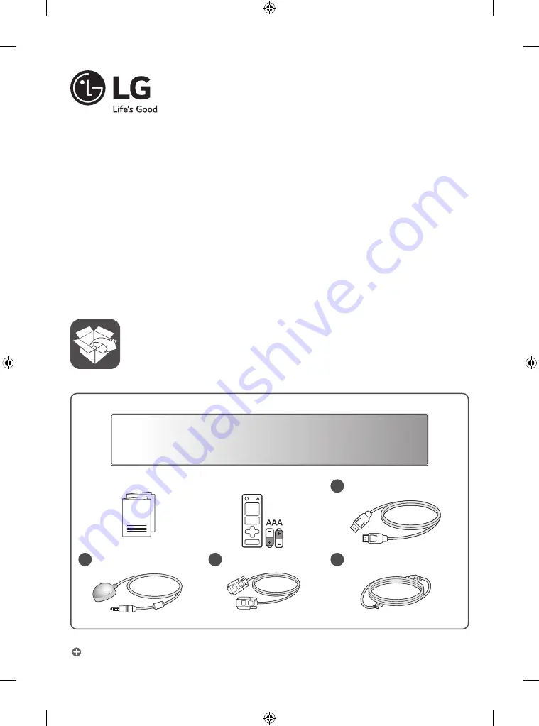 LG 86BH5F Installation Manual Download Page 1