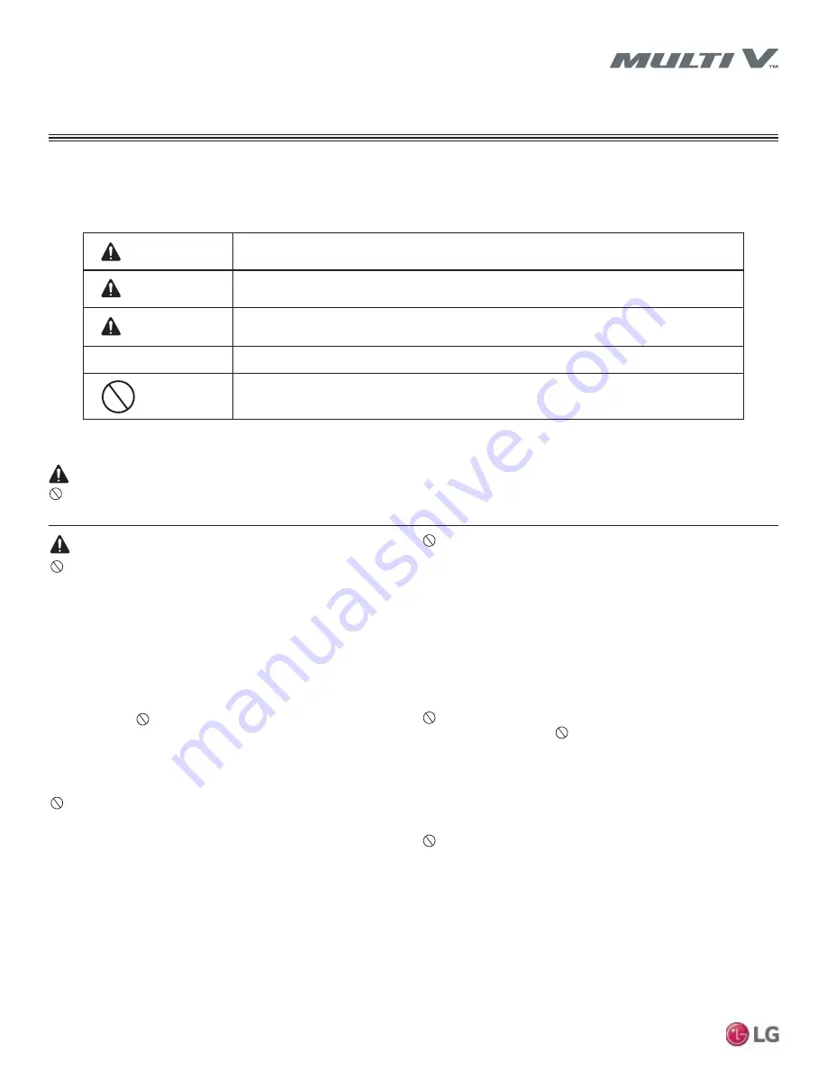 LG ARNU053SBL4 Installation Manual Download Page 4