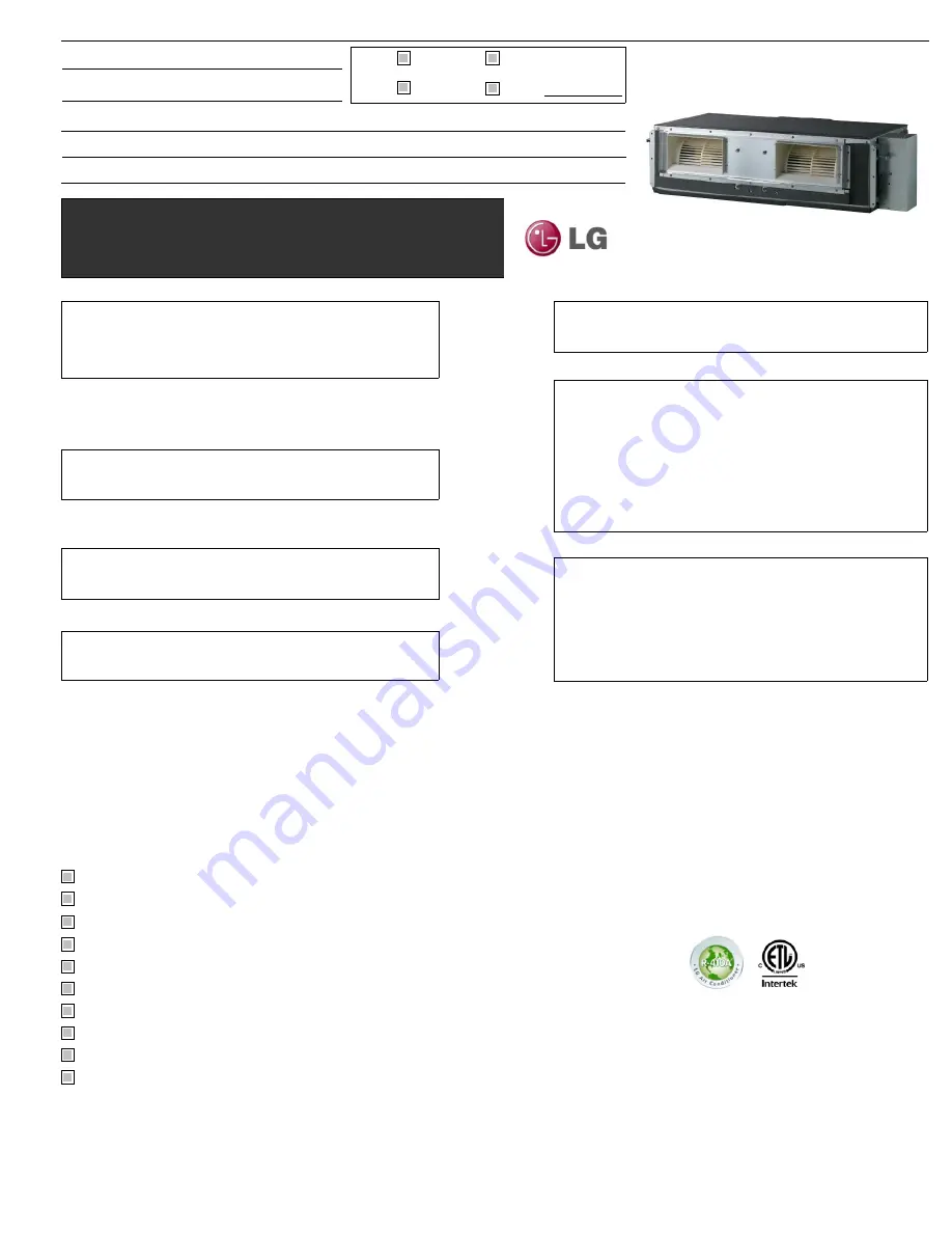 LG ARNU183BHA2 Quick Manual Download Page 1