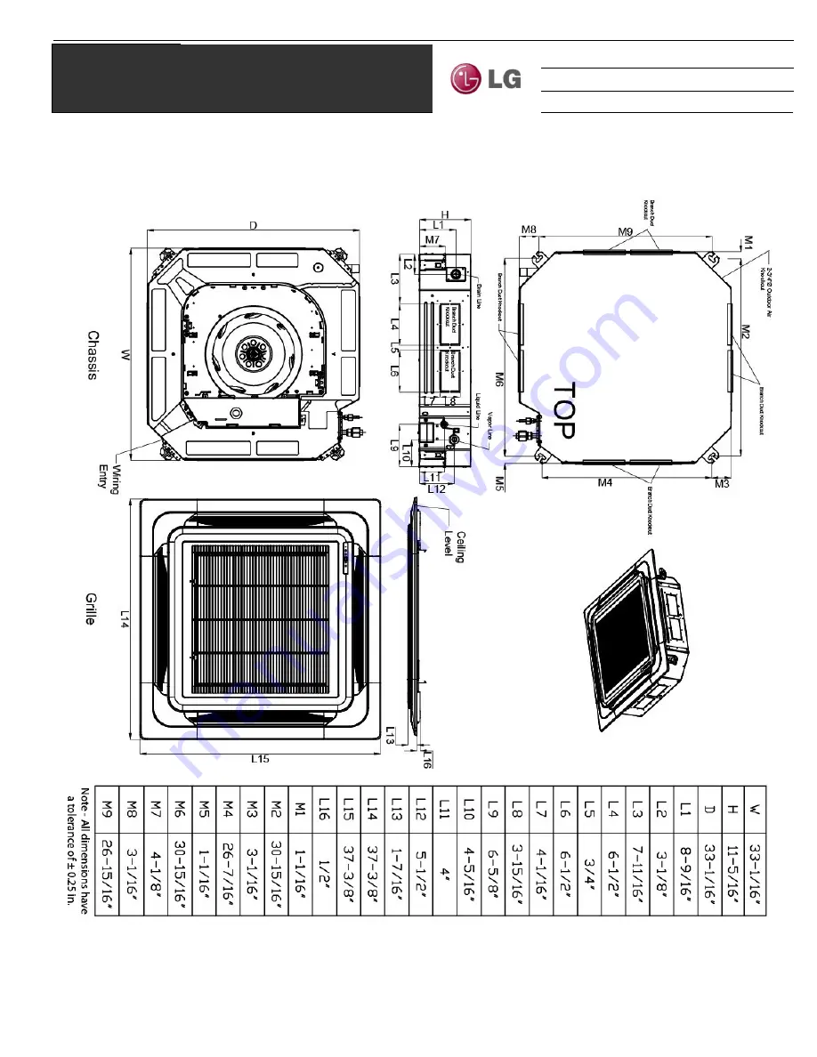 LG ARNU483TMC2 Quick Manual Download Page 2