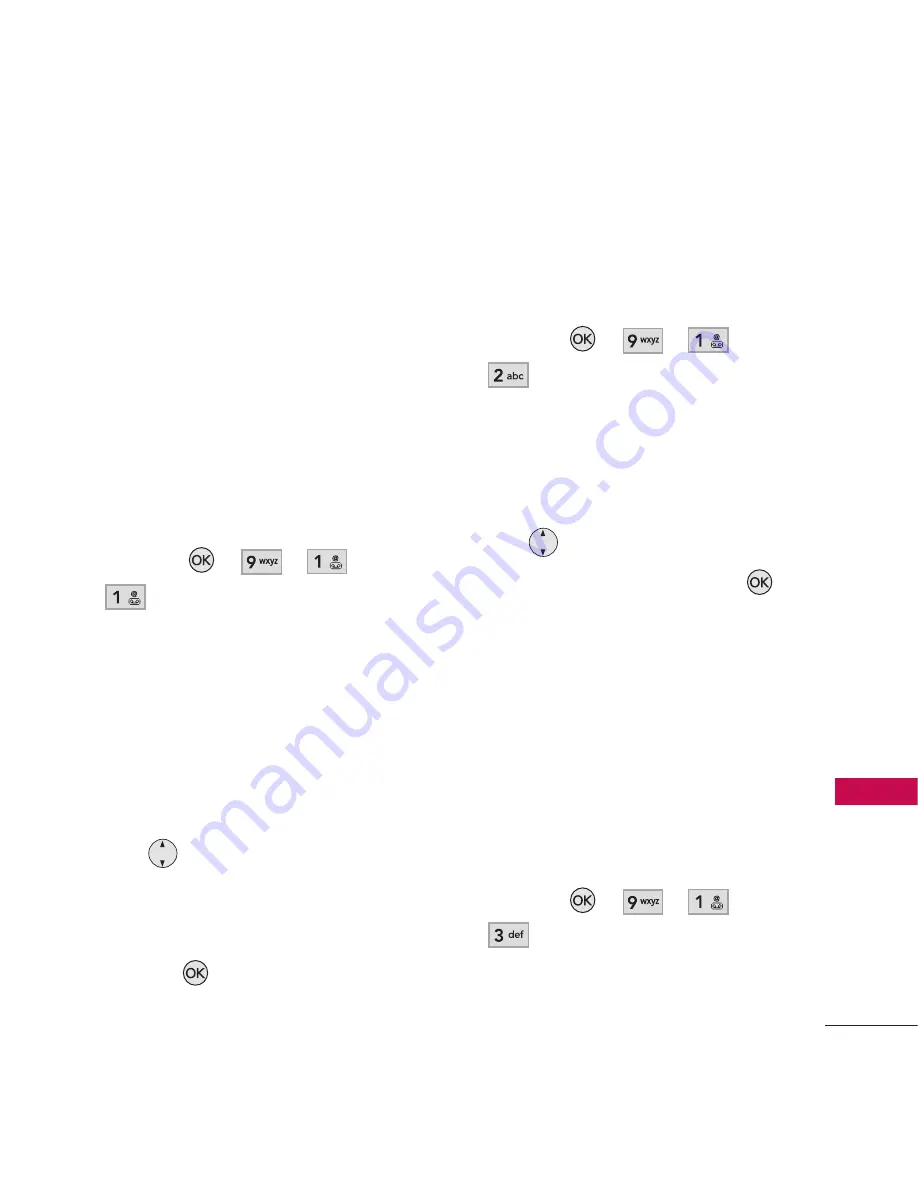 LG AX260 Citrus User Manual Download Page 71