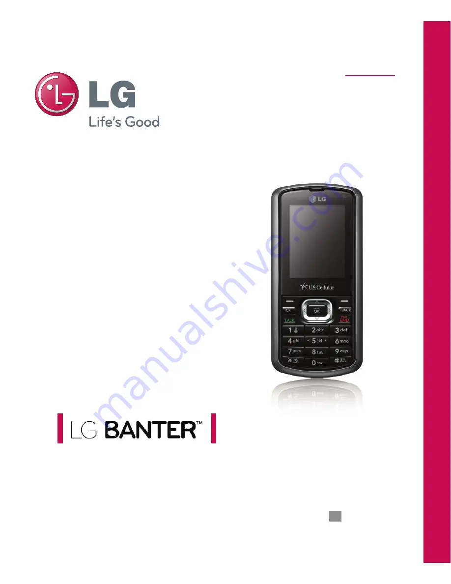 LG Banter Скачать руководство пользователя страница 1