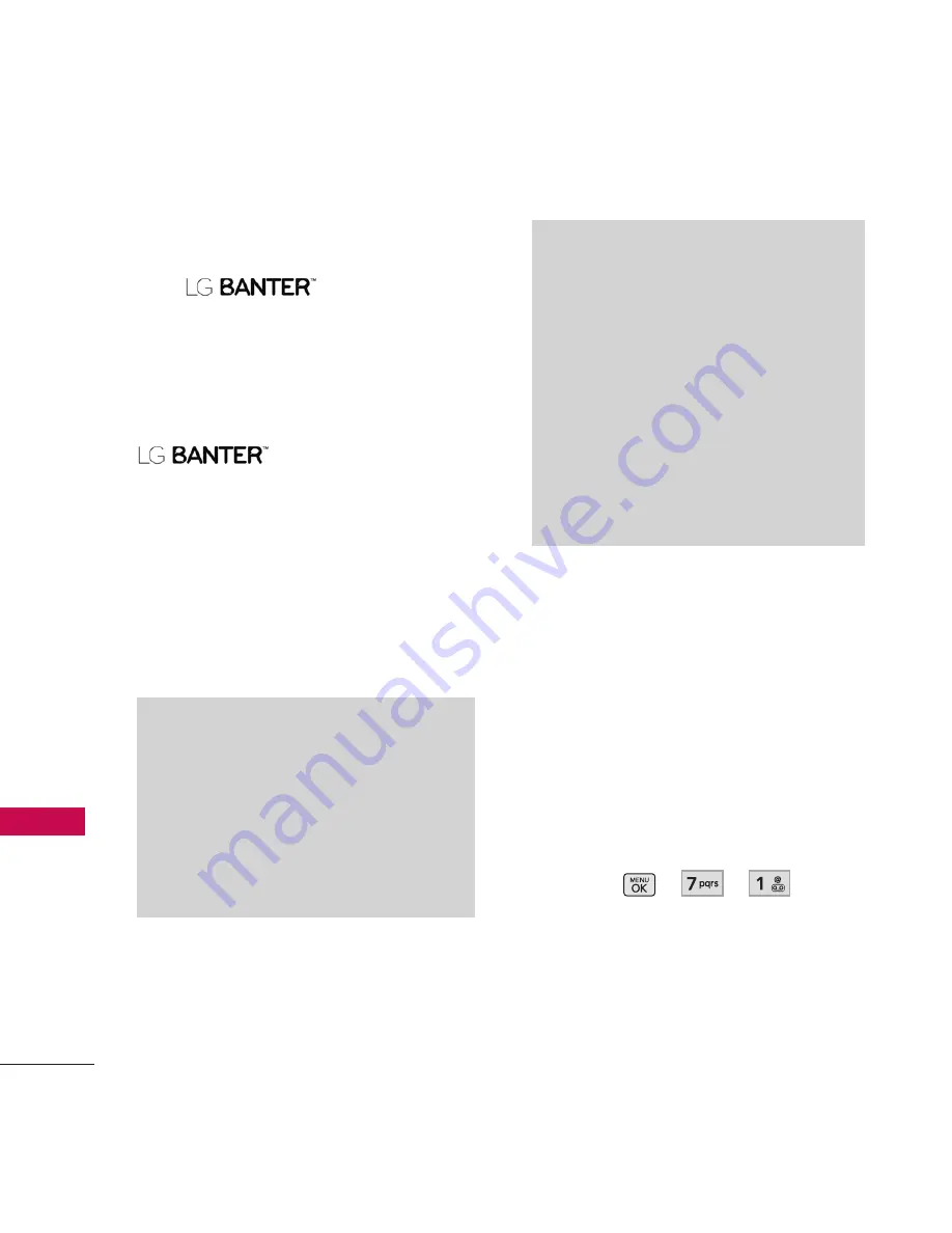 LG Banter User Manual Download Page 64