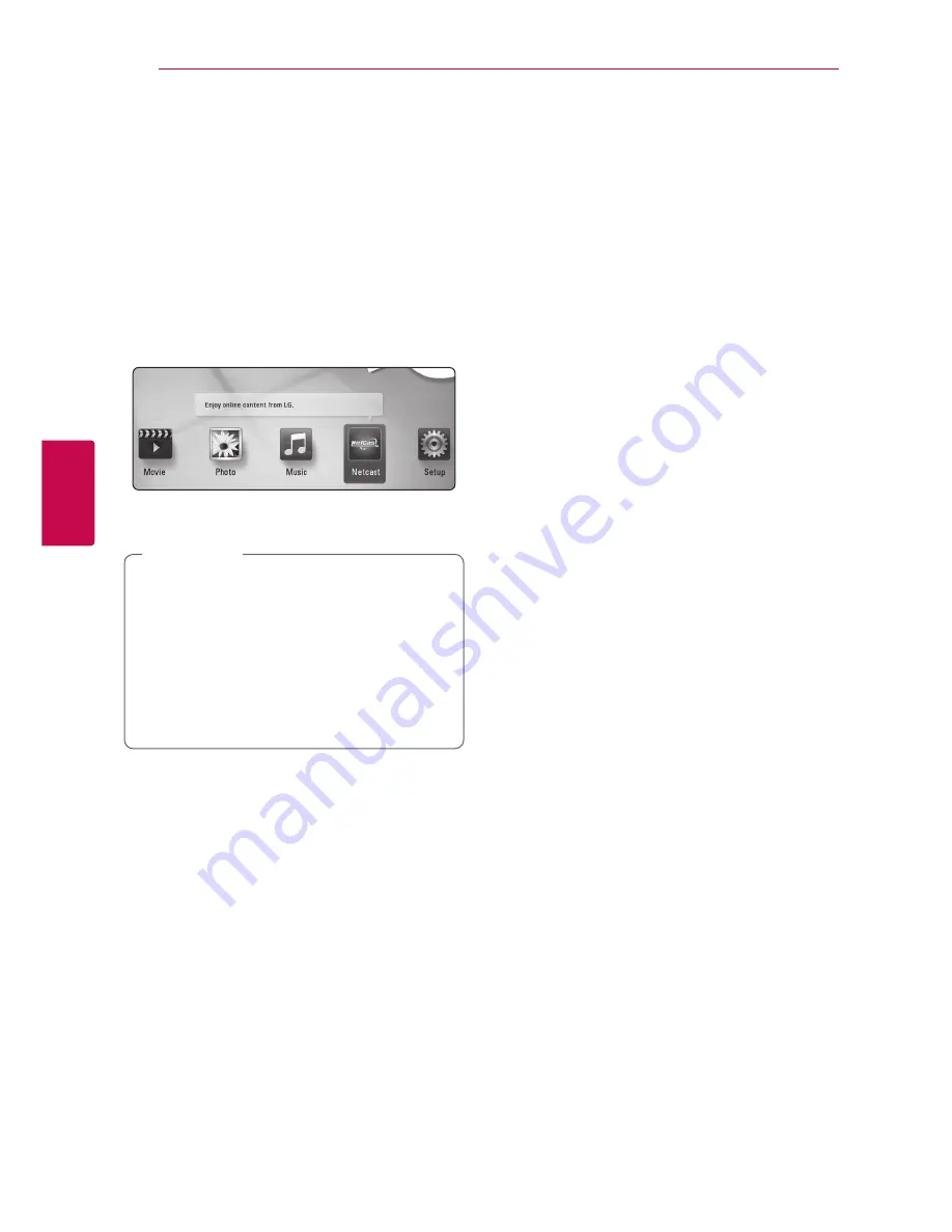 LG BD630C Owner'S Manual Download Page 40