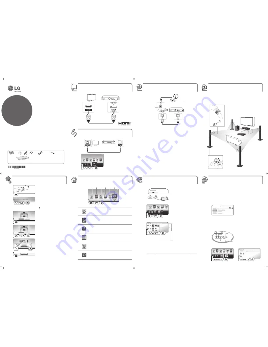 LG BH6240S Simple Manual Download Page 1