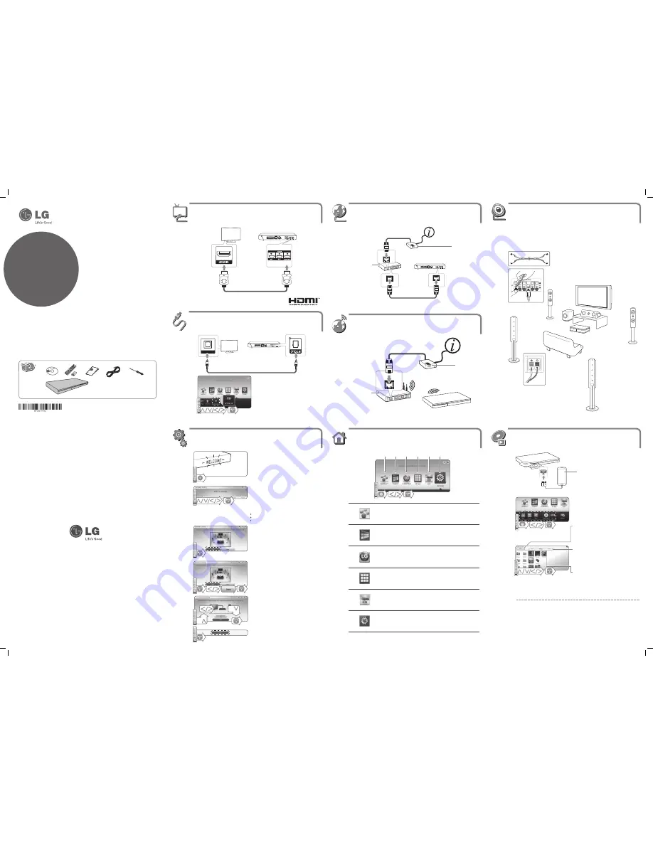 LG BH7240B Simple Manual Download Page 1