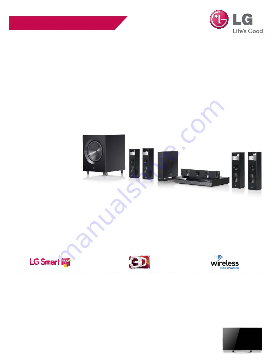 LG BH9220BW Скачать руководство пользователя страница 1