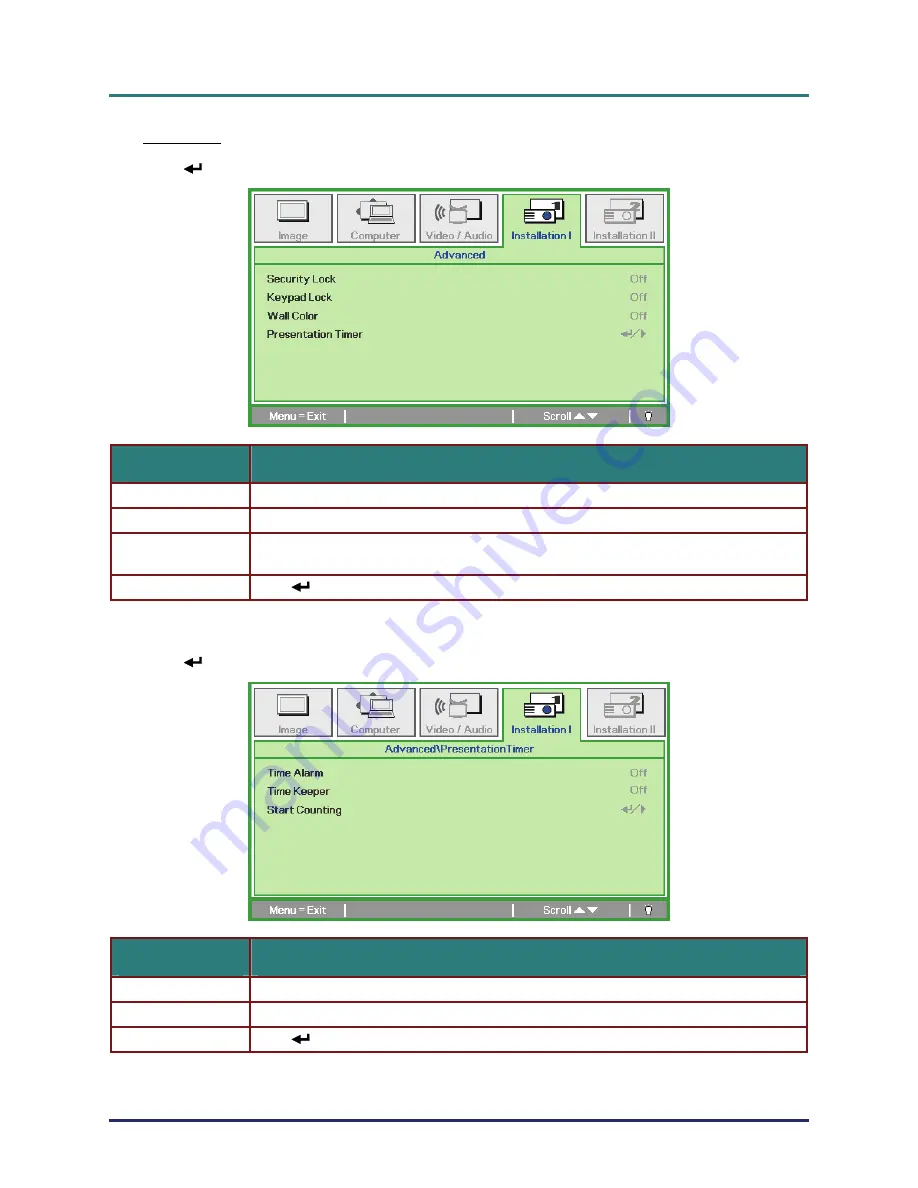 LG BS254 User Manual Download Page 34