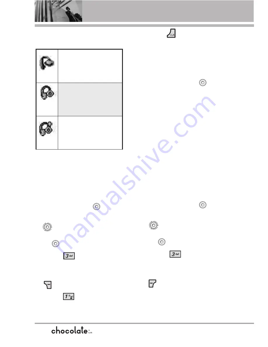 LG Chocolate Parts Manual Download Page 199