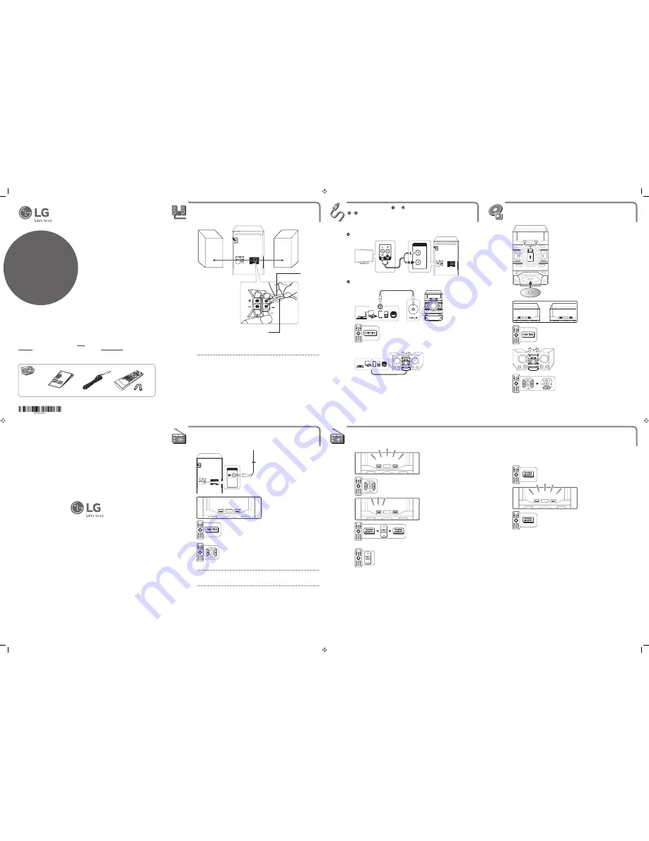 LG CM4450 Скачать руководство пользователя страница 1