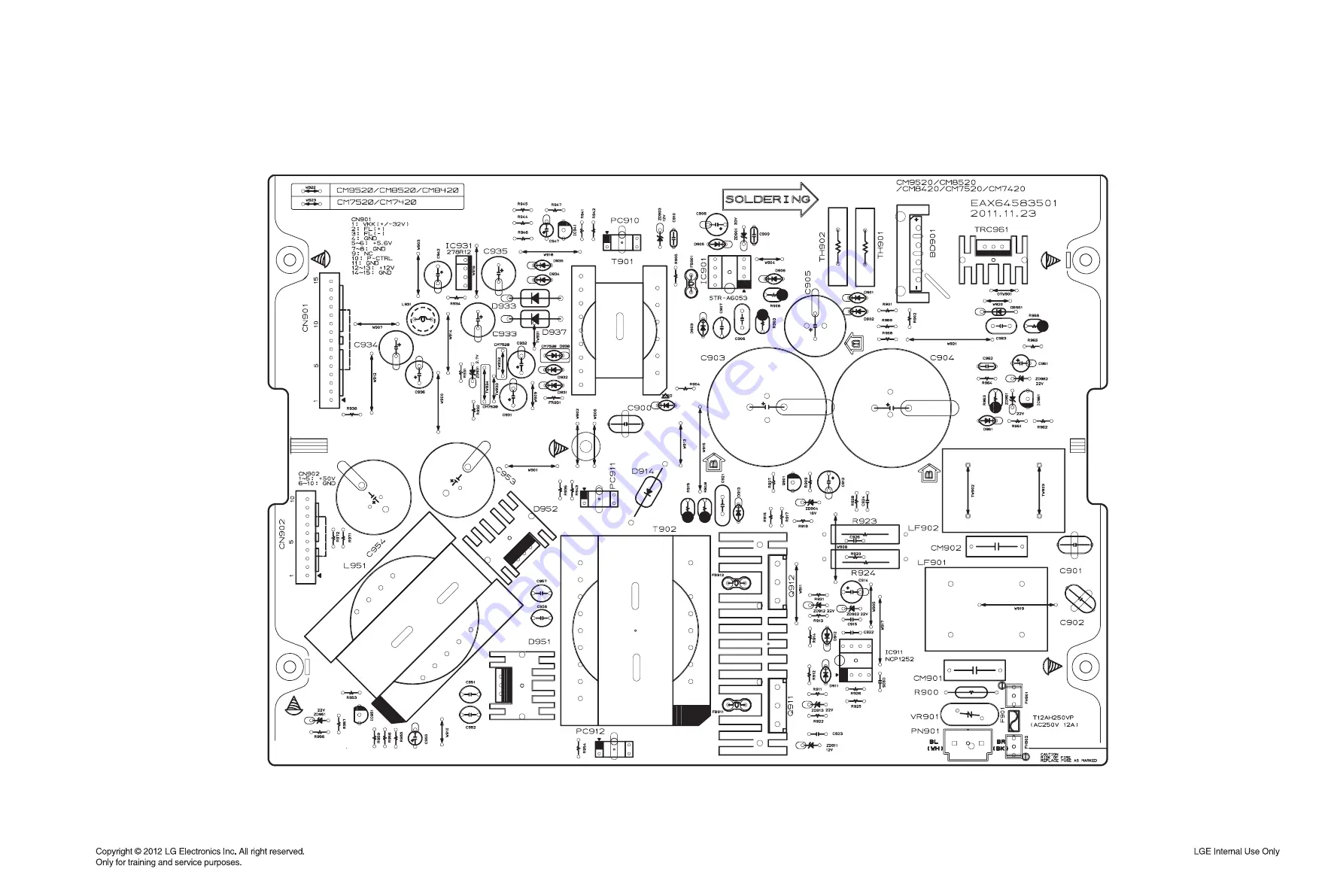 LG CM7420 Service Manual Download Page 82