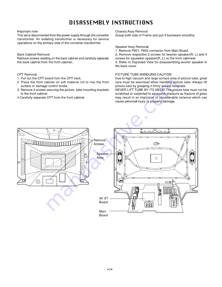 LG CT-25/29M60E/T Скачать руководство пользователя страница 9