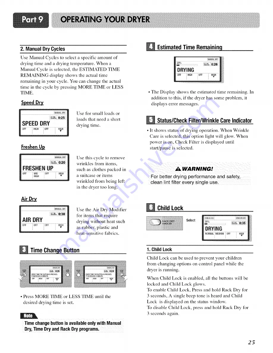 LG D8388NM Owner'S Manual Download Page 25