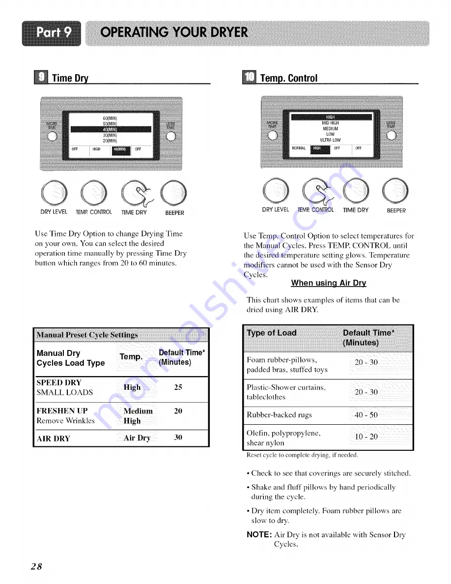 LG D8388NM Owner'S Manual Download Page 28