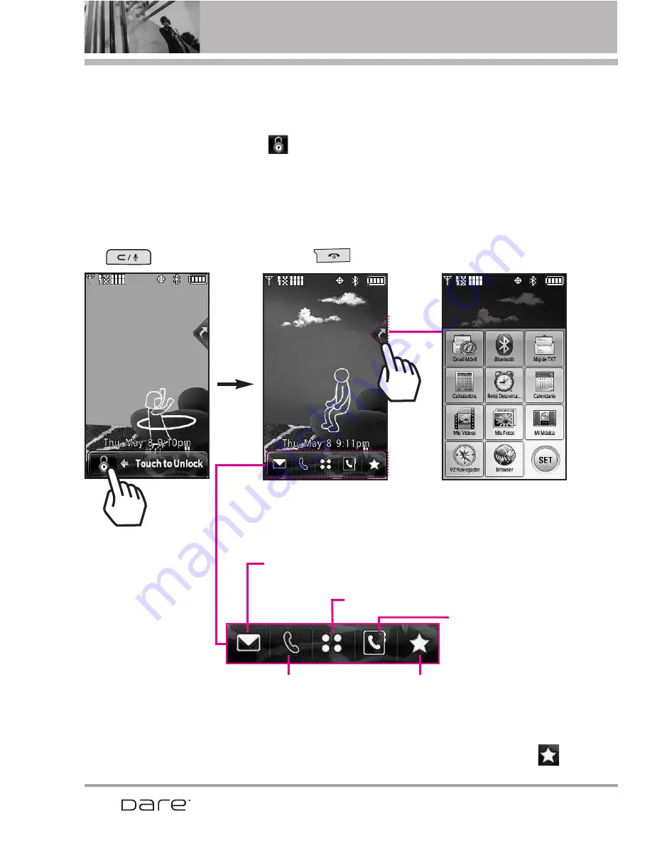 LG Dare User Manual Download Page 153