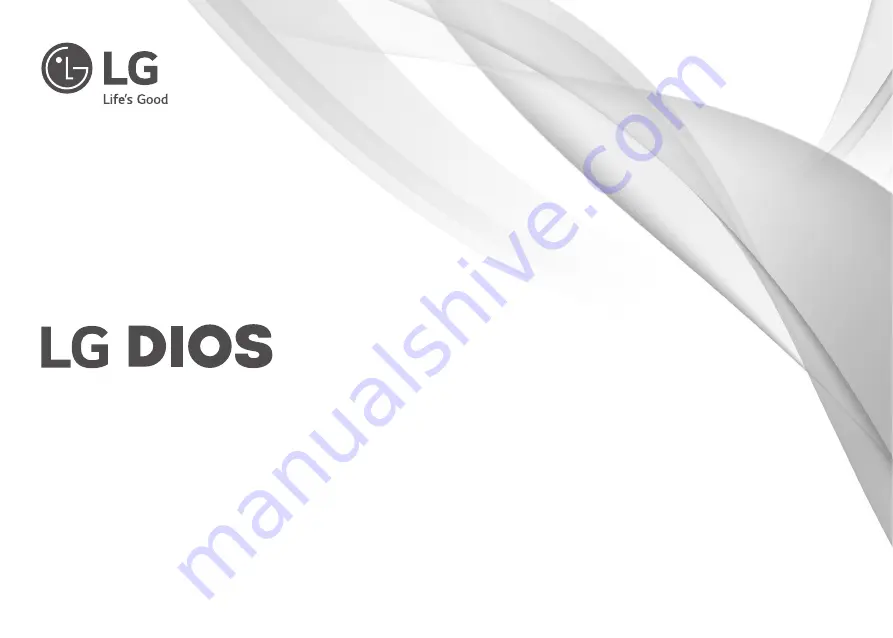 LG Dios MZ948CB Owner'S Manual Download Page 1