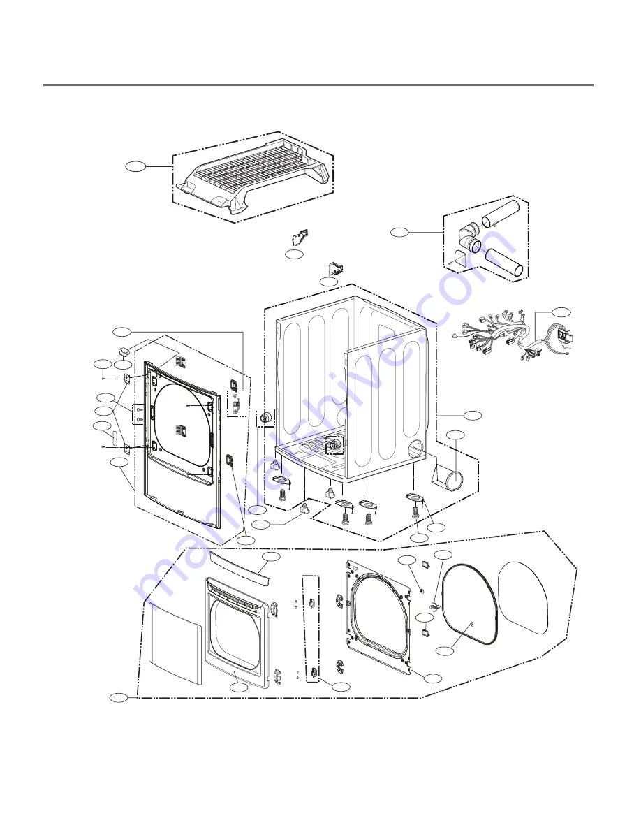 LG DLE1501W Service Manual Download Page 39