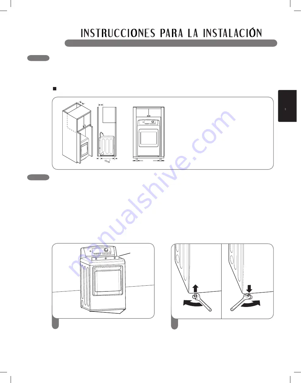 LG DLE5001W Owner'S Manual Download Page 51