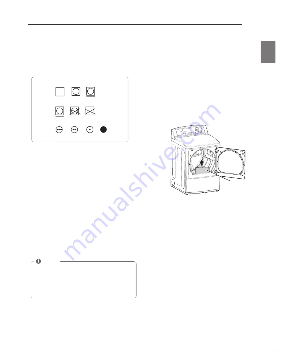 LG DLE5070W Owner'S Manual Download Page 31