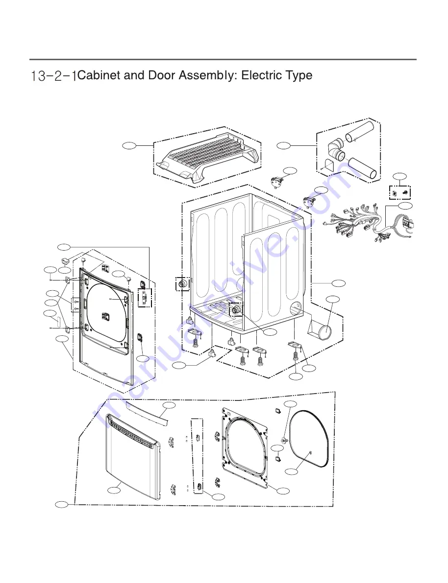 LG DLE7000 Series Service Manual Download Page 45