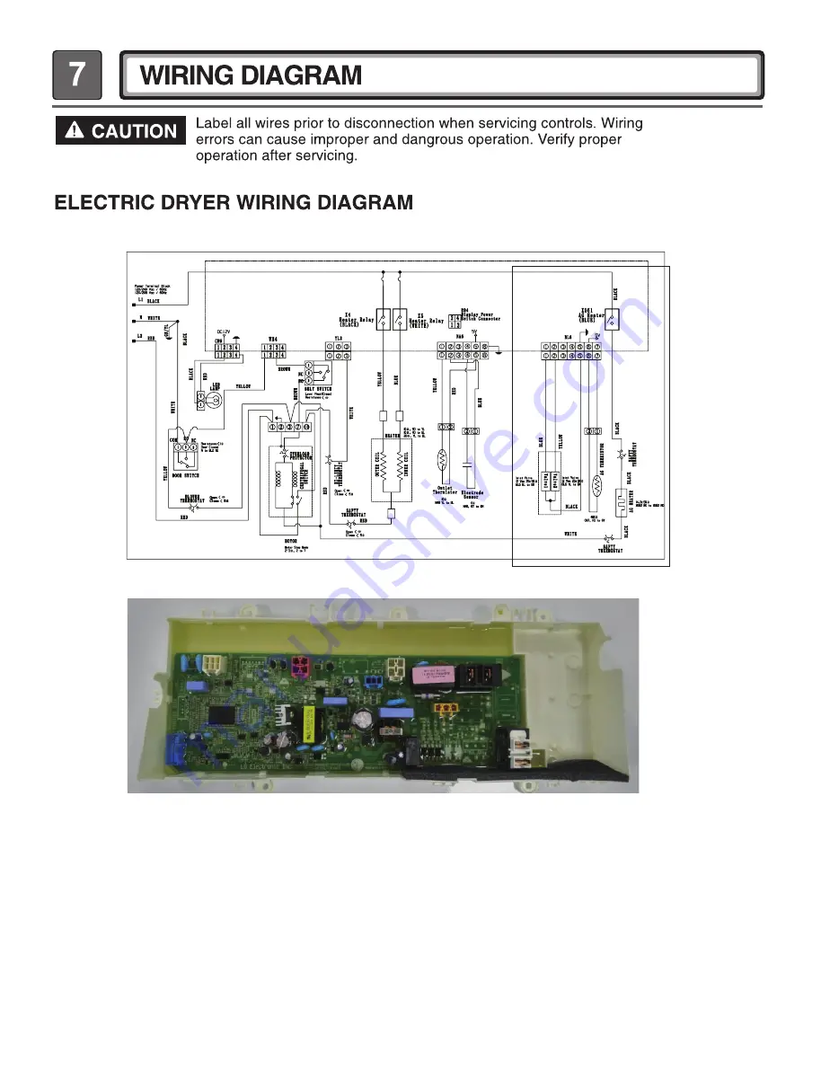 LG DLE7200VE Service Manual Download Page 15