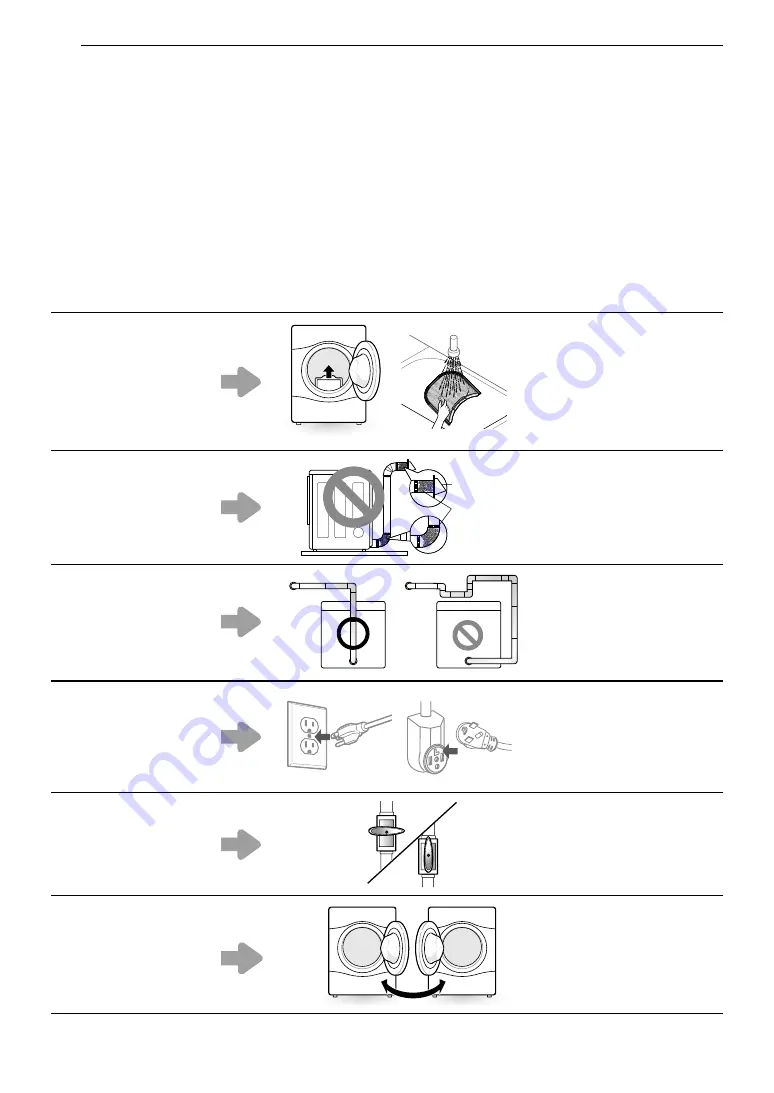 LG DLE7300VE/00 Owner'S Manual Download Page 46