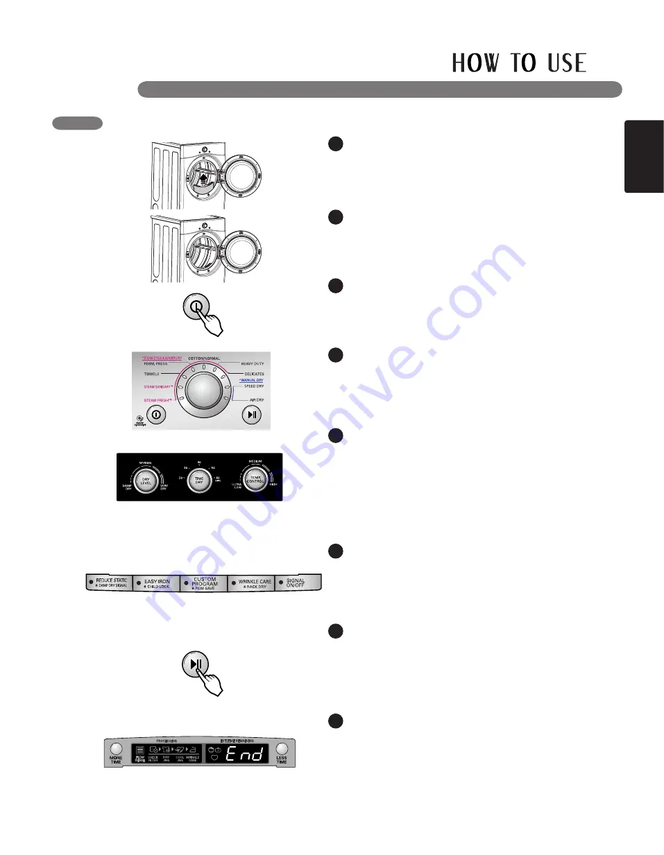 LG DLEX2550R Скачать руководство пользователя страница 29