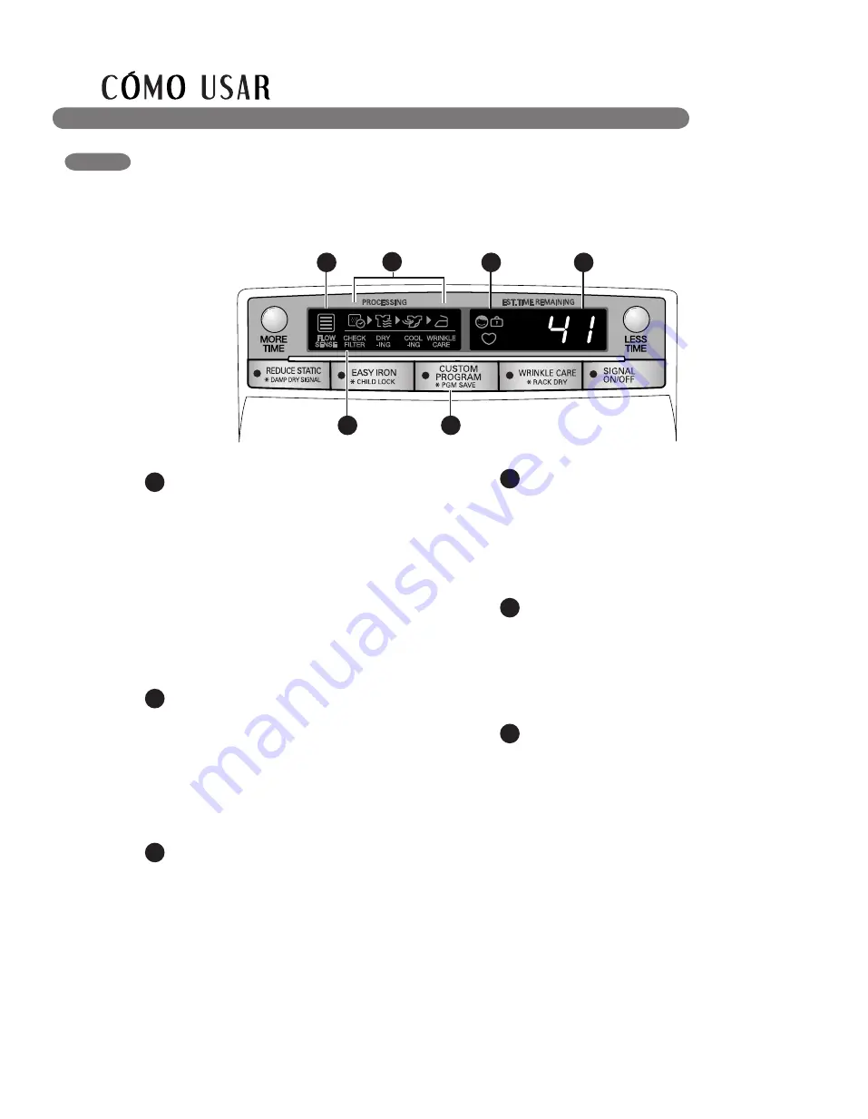 LG DLEX2550R Скачать руководство пользователя страница 82