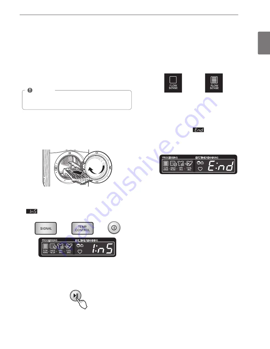 LG DLEX3070W Owner'S Manual Download Page 29