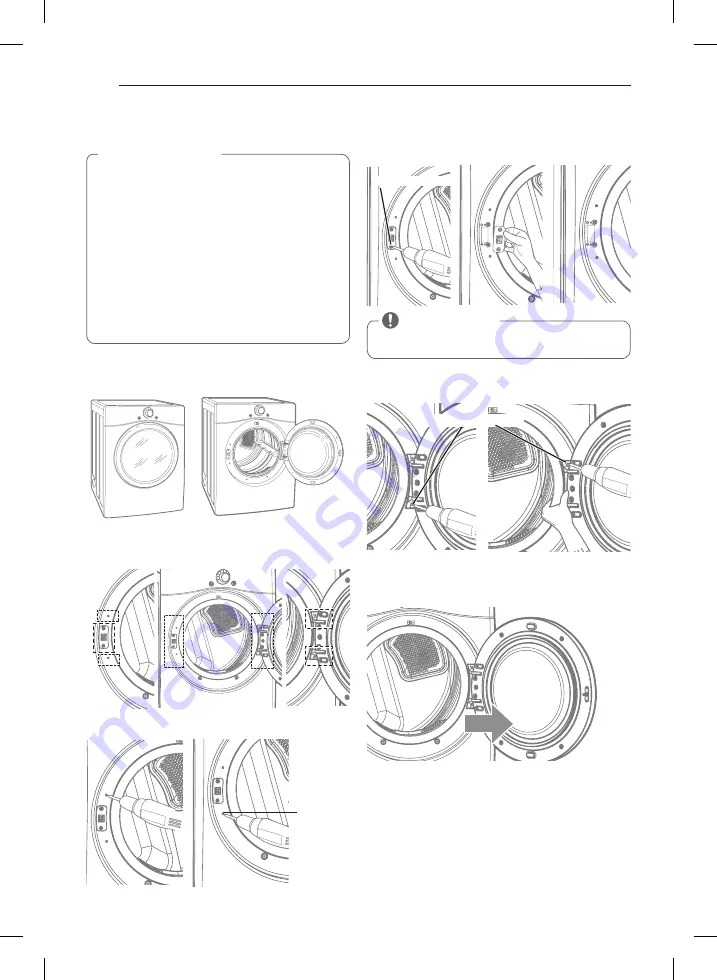 LG DLEX3250 Series Owner'S Manual Download Page 64