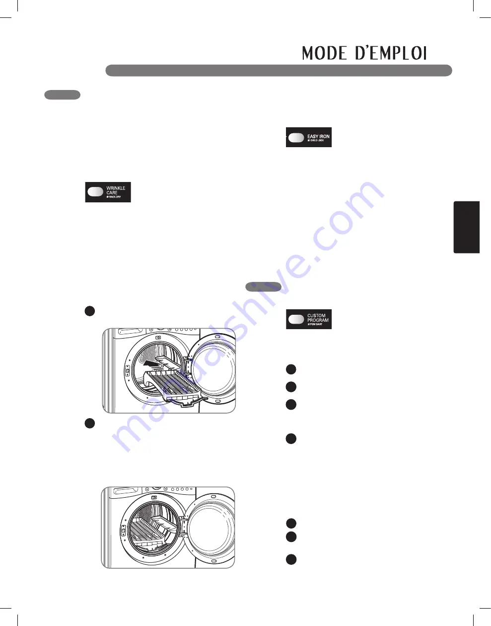 LG DLEX3360 Series Owner'S Manual Download Page 125