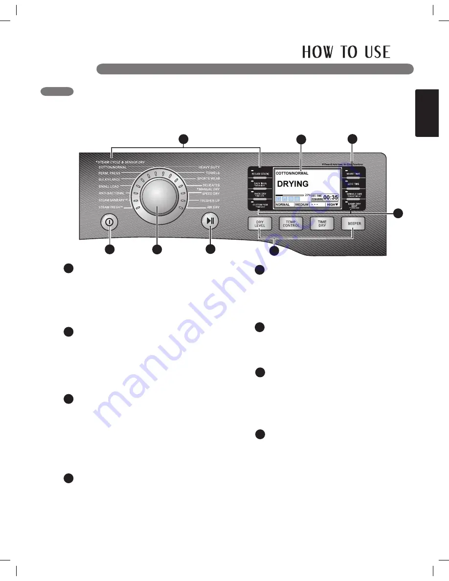 LG DLEX3885C Owner'S Manual Download Page 27