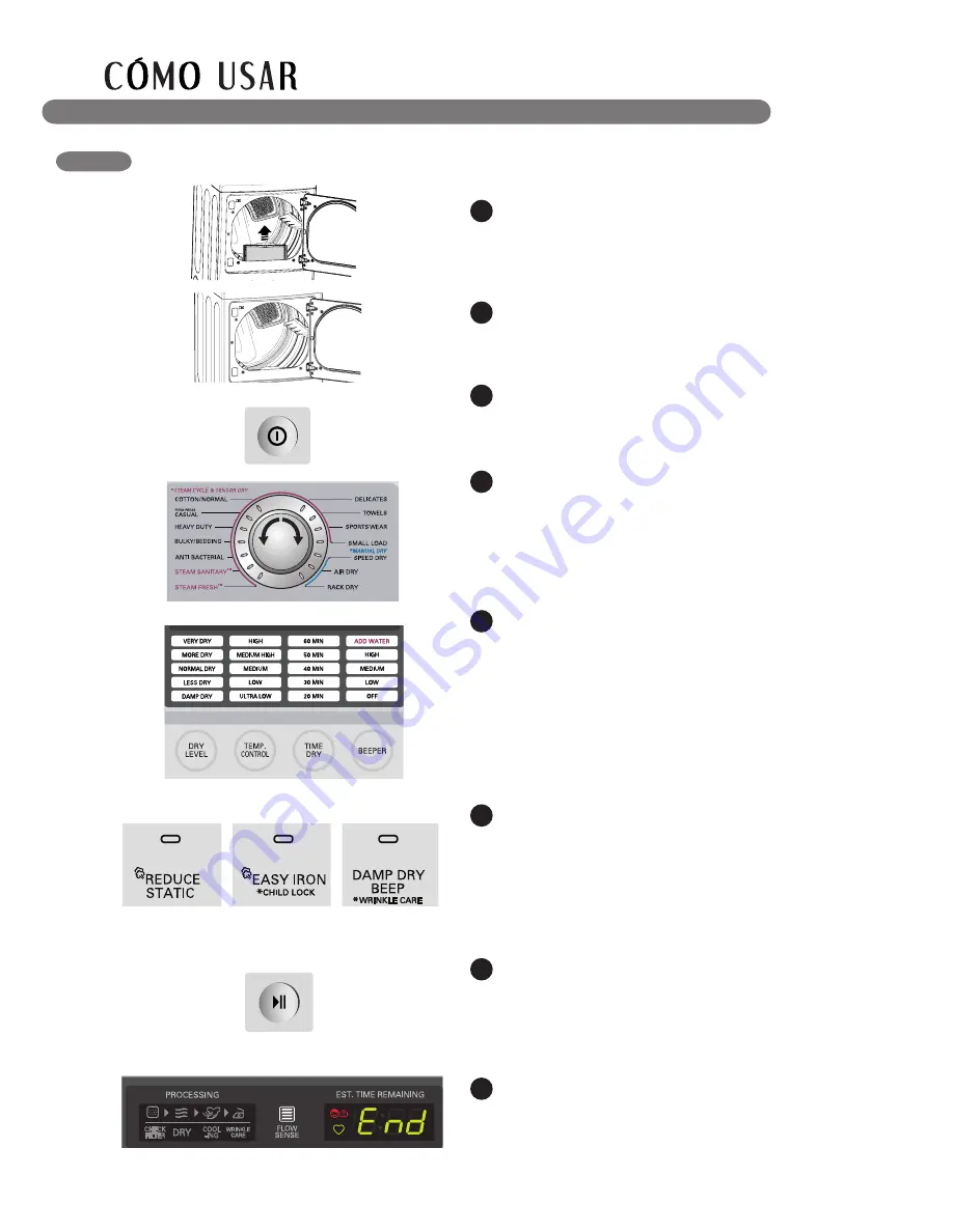 LG DLEX5101V Скачать руководство пользователя страница 66