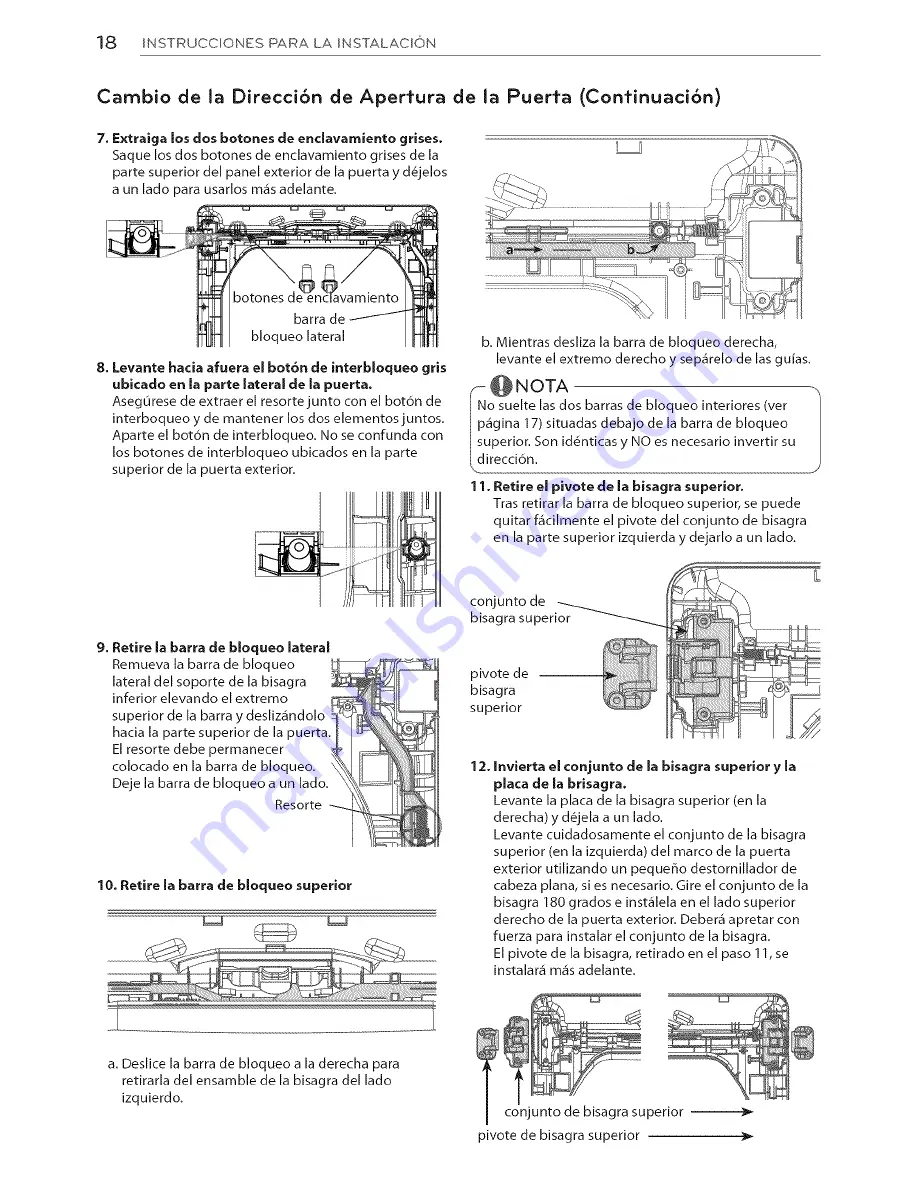 LG DLEY1701VE Owner'S Manual Download Page 72