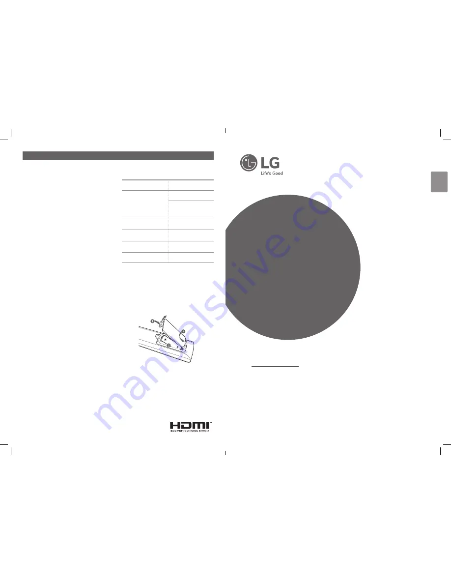 LG DM8360 Скачать руководство пользователя страница 1