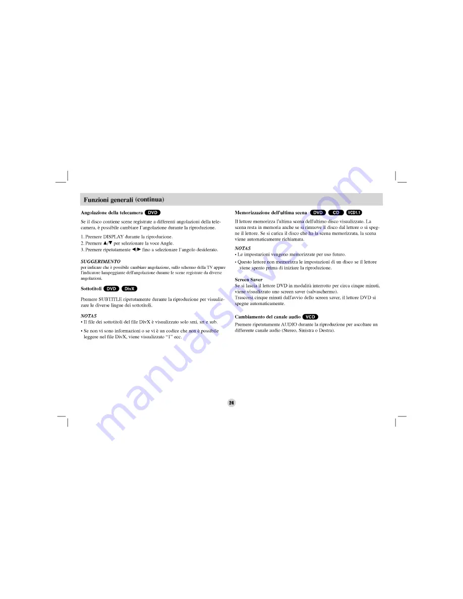 LG DP8821 Owner'S Manual Download Page 69