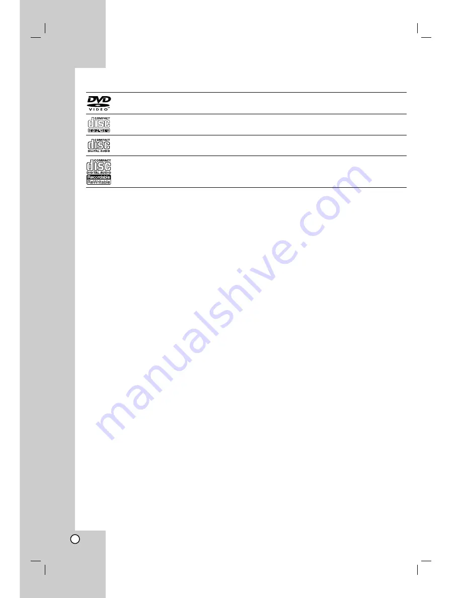 LG DR275 Owner'S Manual Download Page 194