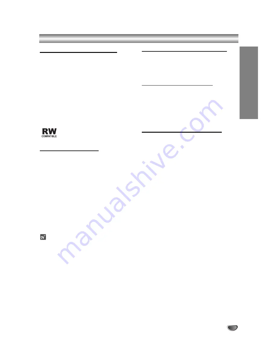 LG DR4912 Owner'S Manual Download Page 7