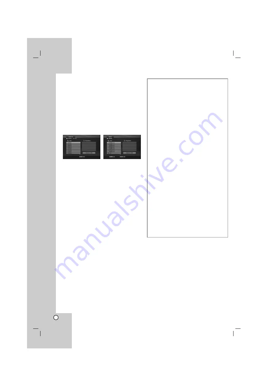 LG DV286-E1M Owner'S Manual Download Page 82