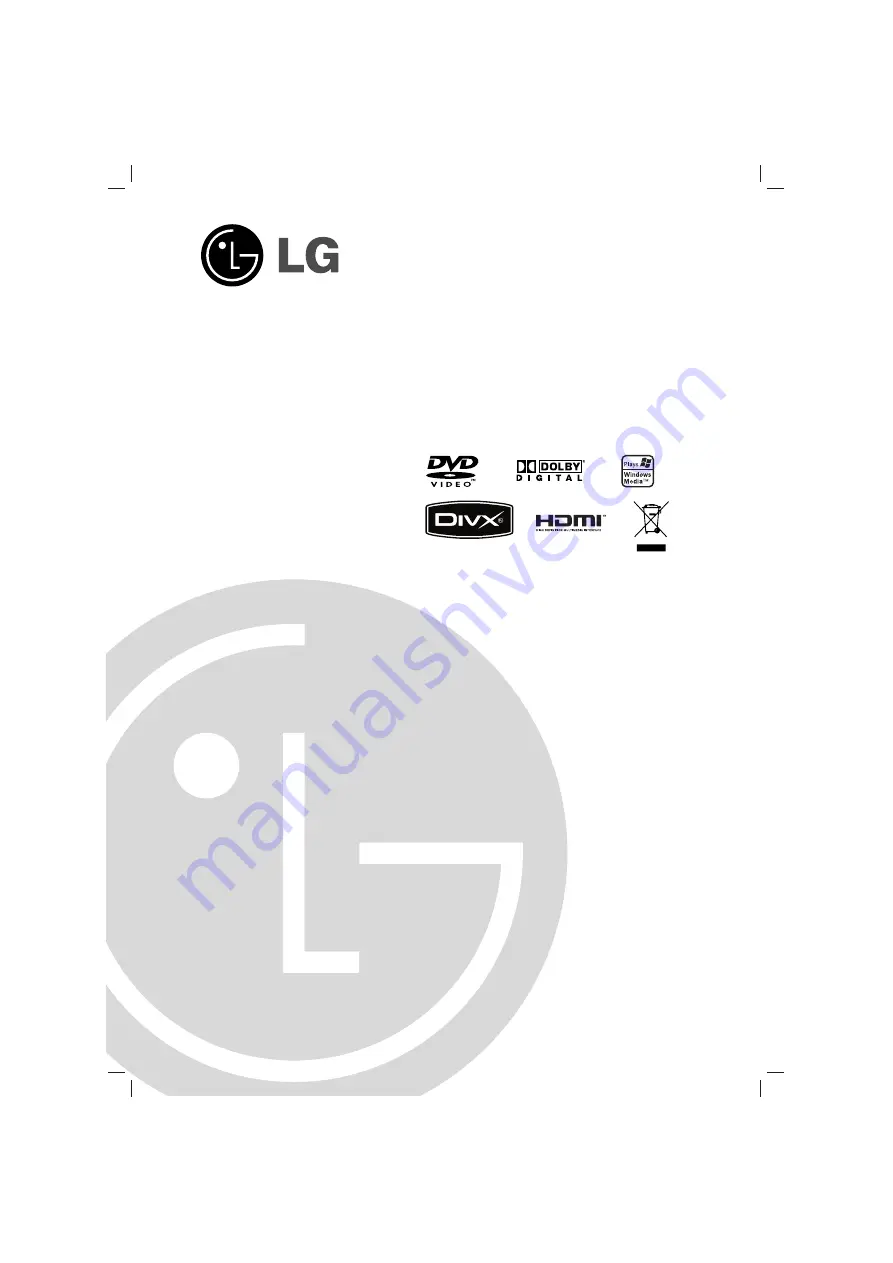 LG DV298H-E1T Owner'S Manual Download Page 1