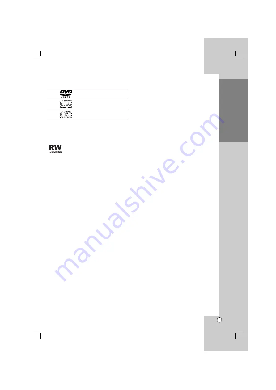 LG DV298H-E1T Owner'S Manual Download Page 5